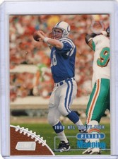 Peyton Manning #195 1998 Topps Stadium Club 1998 NFL Draft Pick Rookie Card (RC). rookie card picture