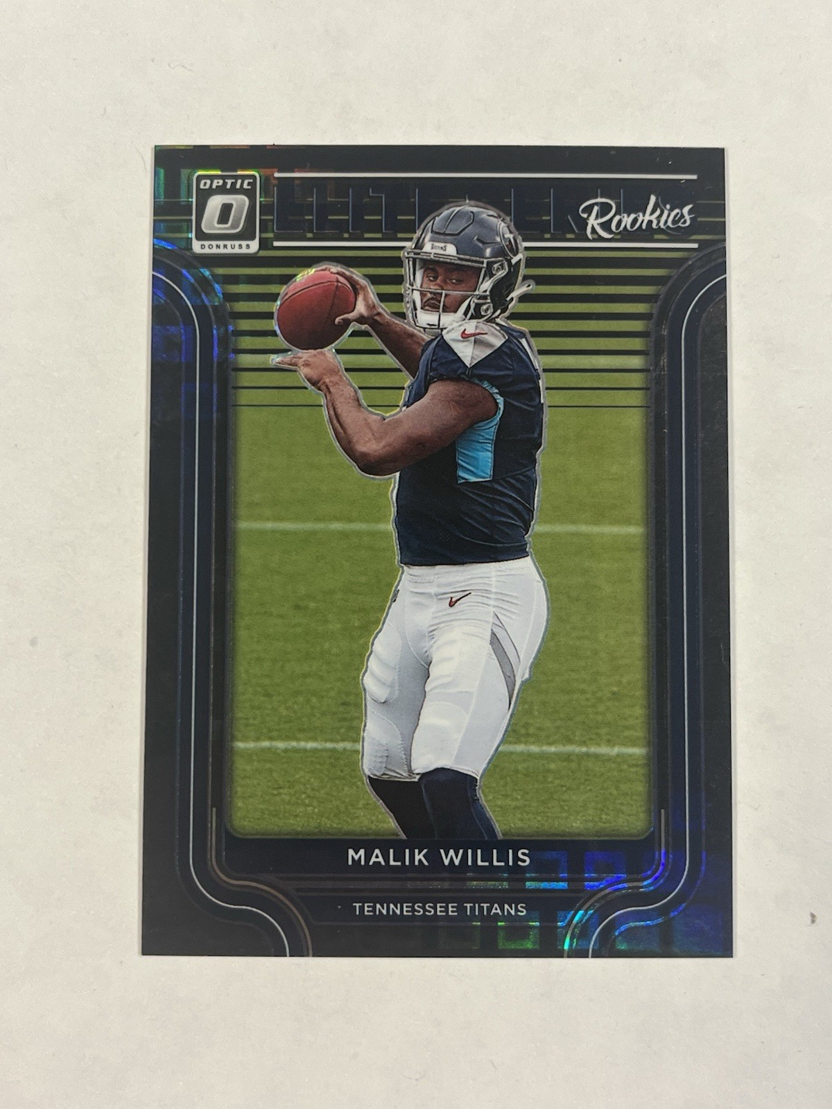2022 Panini Dornuss Optic Malik Willis Elite Series Rookies Black Pandora /25 RC