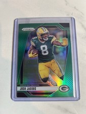 Panini Prizm 2024 Josh Jacobs #102 Green Bay Packers Green Prizm Football NFL