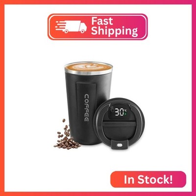 Newvenper Stainless Steel Vacuum Insulated Travel Coffee Mug,Temperature Display