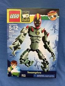 LEGO Ben 10: Alien Force: Swampfire 8410 w/ Original Box, Instruction Manual CN