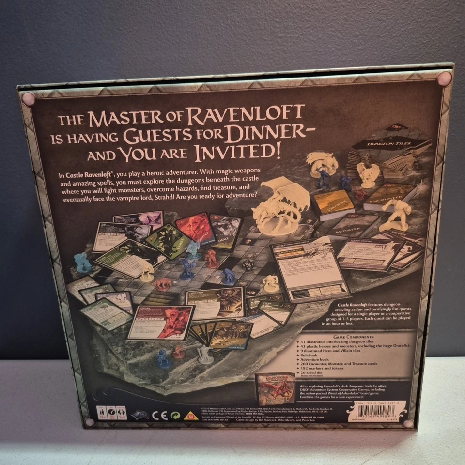 Castle Ravenloft Board Game D&D Dungeons Dragons NEAR COMPLETE - Gently Used - Image 2 of 4