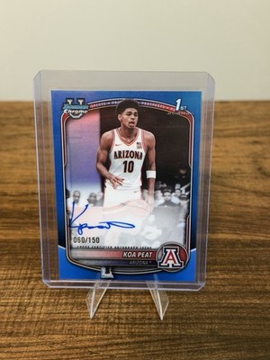 2025-26 Bowman Chrome Prospect Autos Koa Peat 1st Auto CPA-KP /150 Auto error