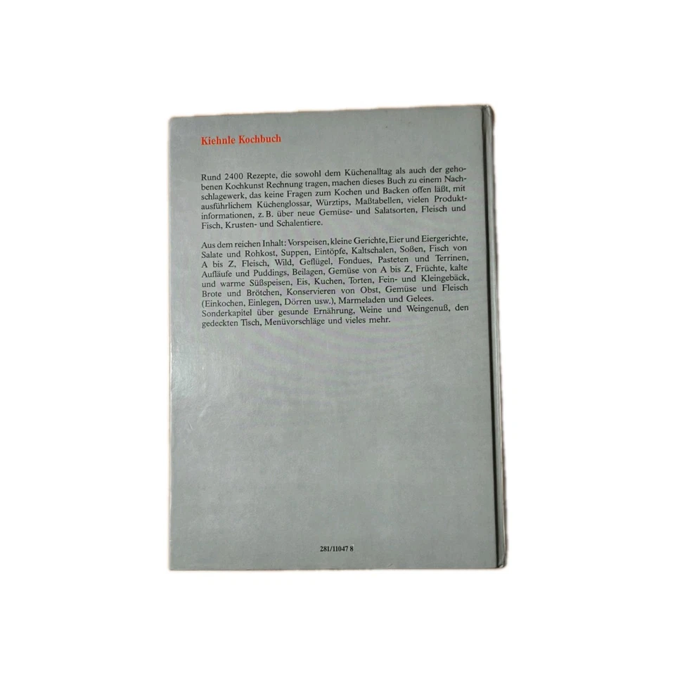 Kiehnle Kochbuch - Ein Klassiker unter den Kochbüchern - 1984 - Bild 4 von 4