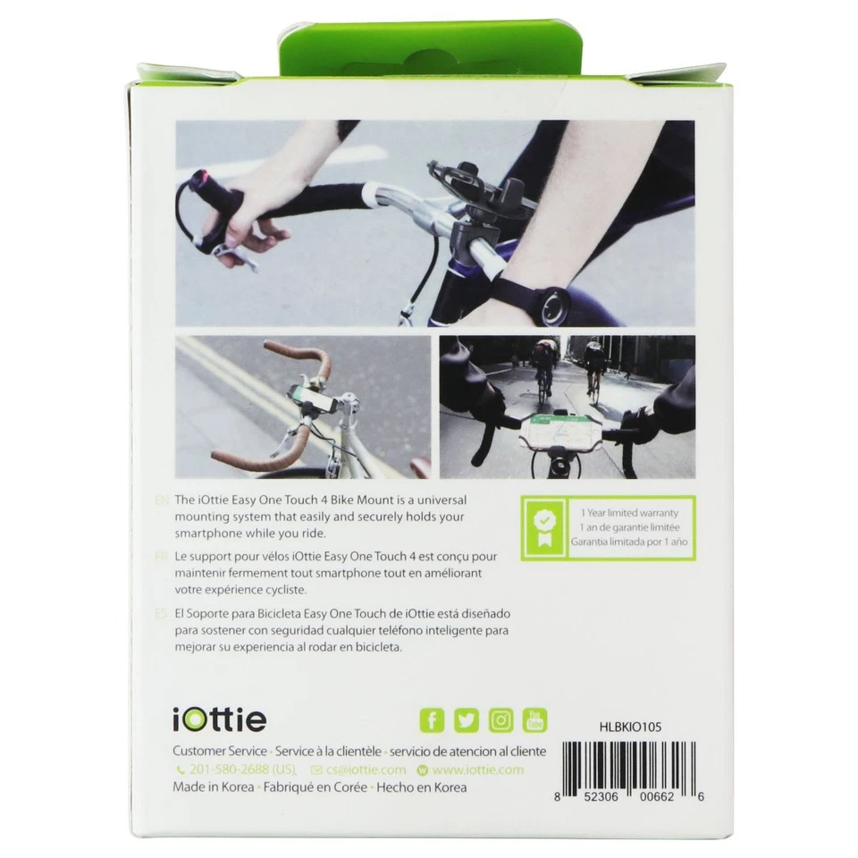 iOttie Easy One Touch 4 Bike Stem/Handlebar Mount - Black - Image 2 of 2