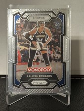 2024 WNBA Prizm Monopoly Aaliyah Edwards RC #13 Mystics