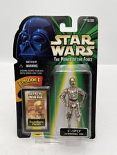 NIB Star Wars Power of the Force C-3PO 1998 W Removable Arm Flashback Episode 1