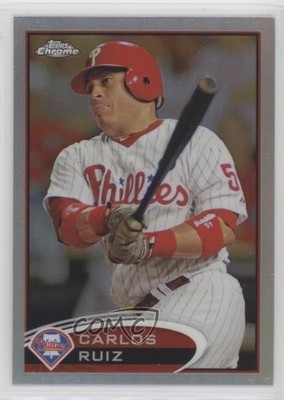 2012 Topps Chrome Refractor Carlos Ruiz #212 e5r