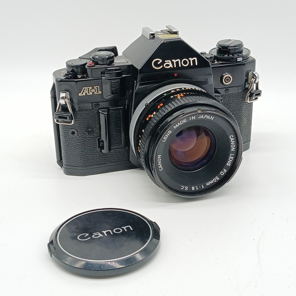 Canon A-1 A1 Film Camera with Canon 50mm f/1.8 See Photos | eBay