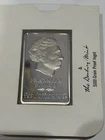 Danbury Mint 925 Sterling Silver 5,000 G Presidential Bar - Frnklin Pierce (NEW)
