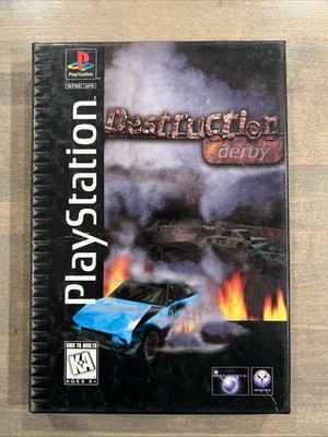 Destruction Derby Sony PlayStation 1  On A  LONG BOX RARE Vintage 1995