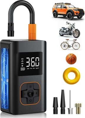 Portable Tire Inflator Air Compressor Cordless 150PSI Car Pump Compresor De Aire