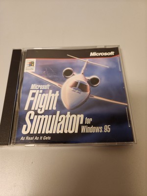 Microsoft Flight Simulator for Windows 95 (PC, 1996) - Insert & Game + CD KEY