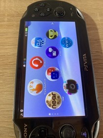 7843 PlayStation PS Vita PCH-1000 Crystal Black Normal TESTED