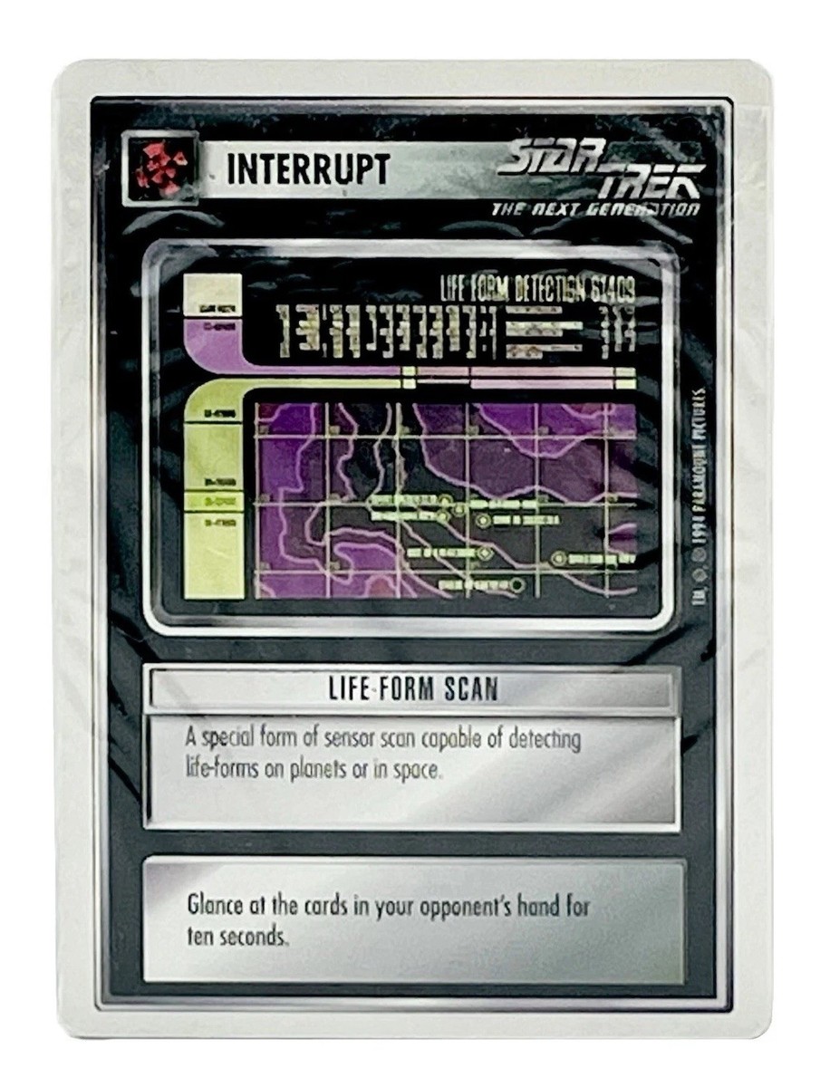 Star Trek Next Generation 1994 Customizable Card Game Deck NEW