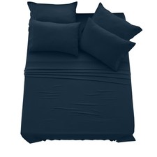 Lux Decor Collection Full Sheet Set 6 Piece Upto 16 Inches Deep