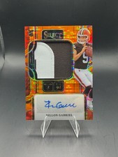2025 Select Dillon Gabriel Rpa Auto /45 Rookie (RC) Browns Orange Pulsar Prizm