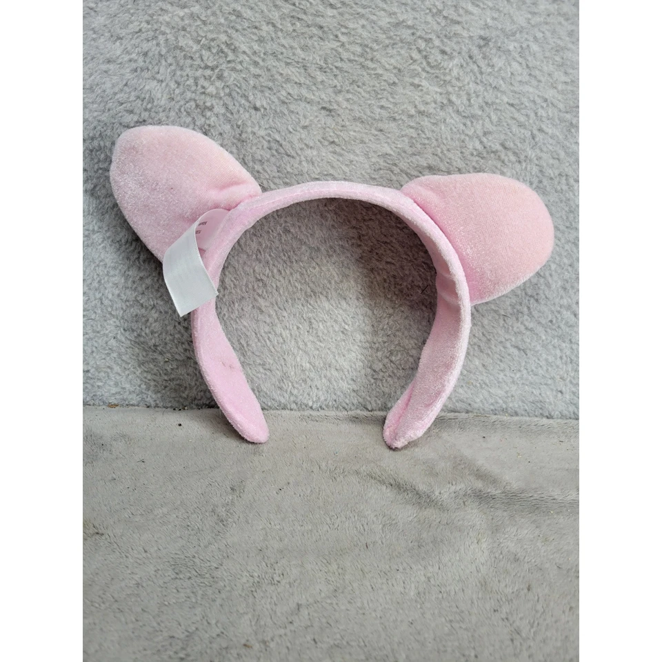 Pink Plush Costume Cosplay Ears Headband Animal Kitten Party Accessory - Image 2 of 3
