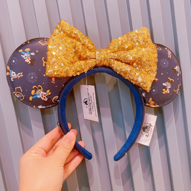 Disney Parks x Loungefly WDW 50th Anniversary Minnie Mouse Ear Headband Walt Disney World Parks 50th Anniversary Loungefly Ears  main image 4