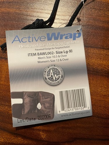 ActiveWrap Heat & Ice ANKLE THERAPY LG-XL NEW With TAGS - Picture 3 of 4