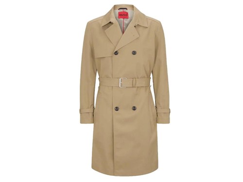 Trench coat uomo HUGO BOSS taglia 50-52 europeo (LEGGI TAGLIE) HB02 T3P - Bild 2 von 12