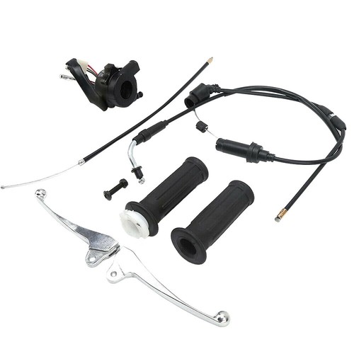 2x Motorrad Gas Choke Kabel Lenker Bremshebel Handgriff Kit für Yamaha PW50 PY50 - Bild 8 von 8