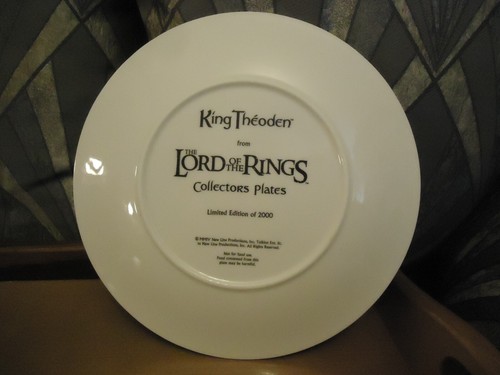 Lord of The Rings Two Towers King Theoden Plate Cards Inc - Picture 3 of 8