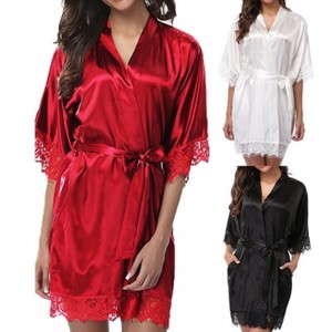Damen Negligee Kimono Nachthemd Minikleid Nachtwäsche Kleid Lingerie Pyjama H/J Damen Negligee Kimono Nachthemd Minikleid Nachtwäsche Kleid Lingerie Pyjama H/J