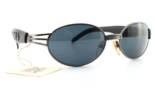 J.P. GAULTIER Sunglasses JPG 58-7203 3 Oval Black Steampunk Gunmetal Steam L