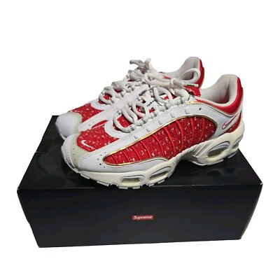 Size 8.5 - Nike Supreme x Air Max Tailwind 4 University Red