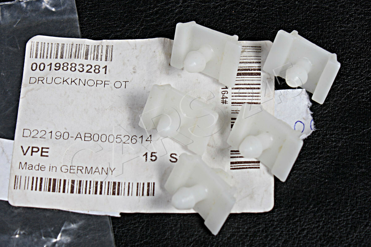 Original Mercedes W124 Coupe Cabrio Verschluss Klemme x5 | eBay 