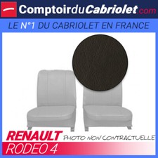 Coiffes de sièges avant pour Renault Rodeo 4 en simili noir