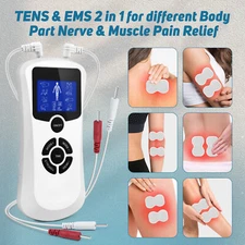 TENS Unit Electric Pulse Massager Muscle Stimulator Therapy Pain Relief Machine