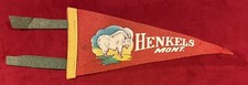 Vintage Henkels Montana 11 Inch Pennant Mountain Goat Graphic