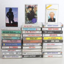 Country Music Cassette Tapes Lot of 35