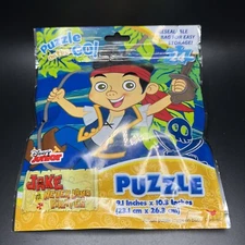 Disney Jr Jake And The Neverland Pirates Puzzle 9.1" X 10.3'' New 24 Pieces