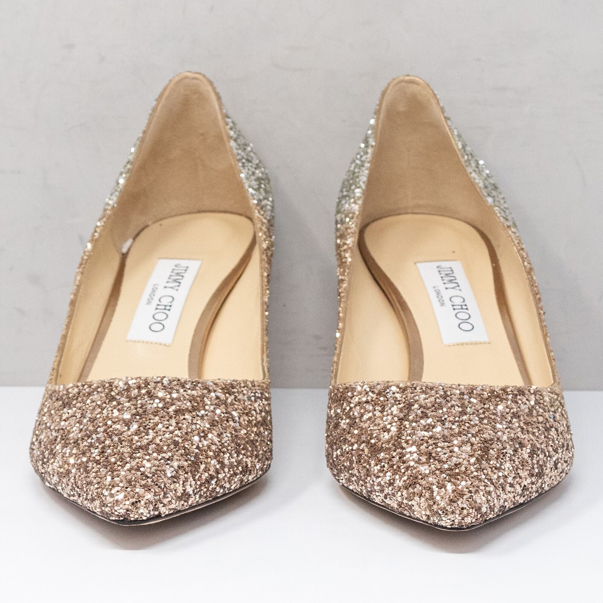 Jimmy Choo Romy 60, Size 40.5 EU (10.5 US) Rose Gold/Silver Jimmy Choo Romy 60, Size 40.5 EU (10.5 US) Rose Gold/Silver