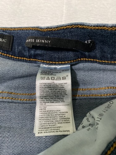 Banana Republic Premium Denim High-Rise Skinny Jeans Damen Gr. 27 De Seg Mano - Bild 9 von 11
