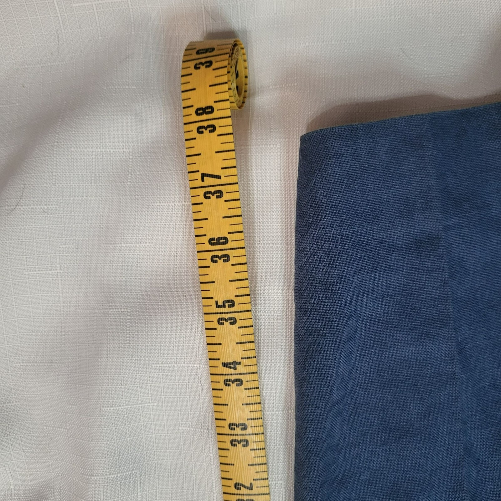 Massimo Dutti Womans Blue Linen-Blend Chinos Size 8 image 5