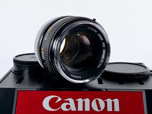 Chrome Nose🌸[Exc++++] Canon FD 50mm f1.4 MF Standard Lens From JAPAN