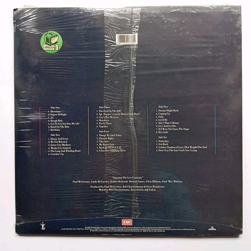 Paul McCartney Tripping The Live Fantastic Triplo LP 33 Prima Stampa Sigillato - Foto 2 di 8