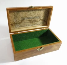 Restored Late 1800s Solid Oak Charles Higgens 6 Soap Cake Storage Box.