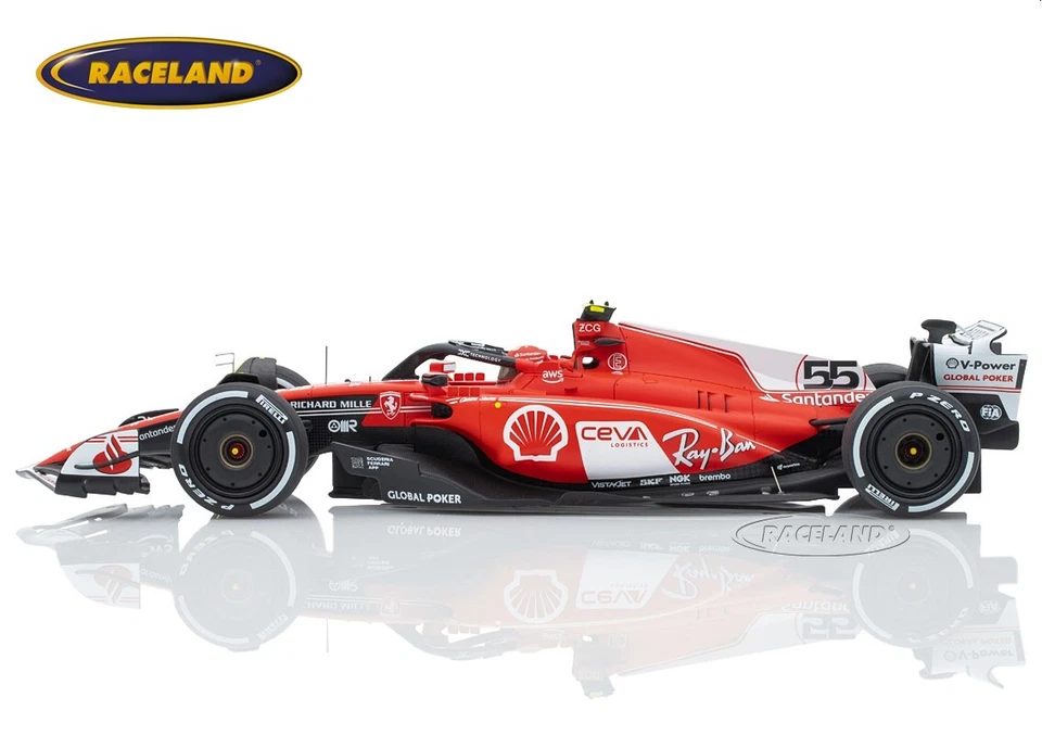 Ferrari SF-23 F1 GP Las Vegas USA 2023 Carlos Sainz, Looksmart 1:18, LS18F1050 - Bild 2 von 4