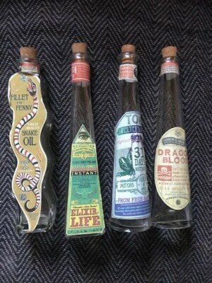 Harry Potter Magic Potion Bottles By Hakon Heks Set vgc VERY