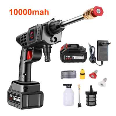 #ad Portable 200W Cordless Electric High Pressure Water Spray Gun Car Washer Cleaner $38.99