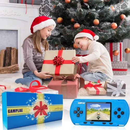 Portable Handheld Game Console 3" HD Built-in 258 Games HD Classic Kids Toy Gift - Picture 9 of 24