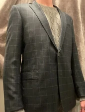 Brooks Brothers 42L Dark Teal Green Check Sport Coat ($548 RRP)