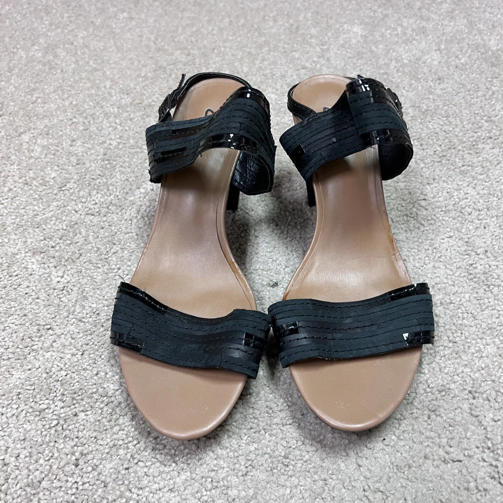 Sandali Clarks Jaelyn Lisa tacco nero marrone chiaro donna taglia 7 5