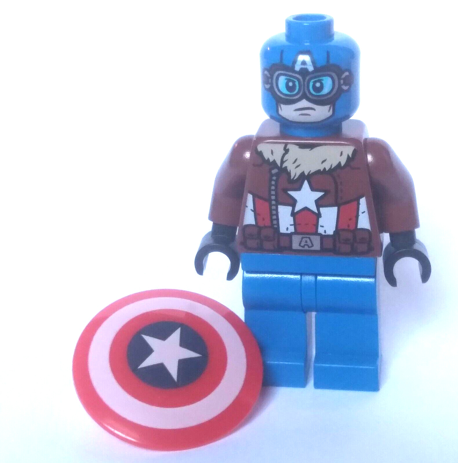 LEGO Marvel Super Heroes PILOT CAPTAIN AMERICA MINIFIGURE from 76076