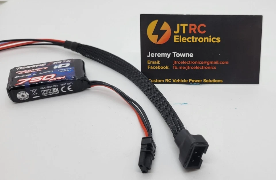TRX-4M Compatable Battery Charge Cable for Balance and storage XT60 2S Lipo - Image 3 of 4